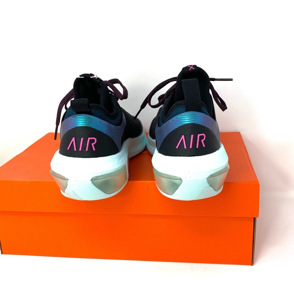 🎁 Santa’s Special 🎄 Nike Air Max Fly Black Laser Fuchsia Canvas Women's Size 7 - Picture 2 of 8